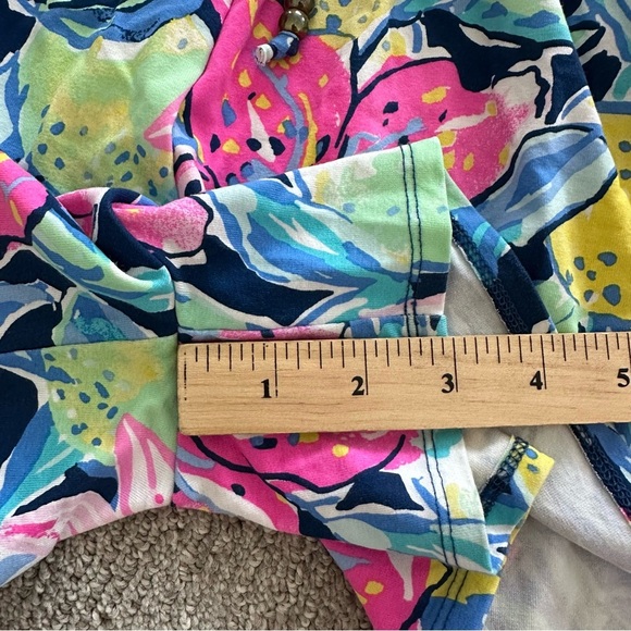 Lilly Pulitzer Tala Romper in Nauti Navy Capri Sun Pink Size Small - Picture 4 of 8